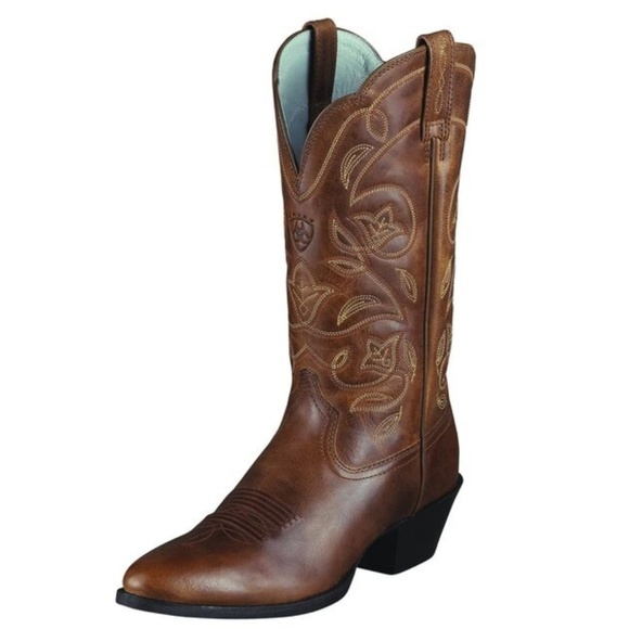 Ariat Shoes - Ariat Heritage R Toe Western Leather Boot